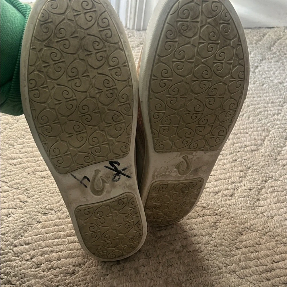 OLUKAI Slip-On Mesh Sneakers in Light Beige - Picture 12 of 13